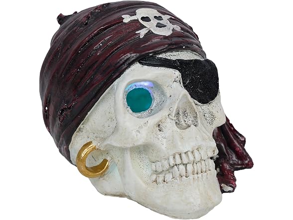 Alpine 6" Skeleton Pirate LED Halloween