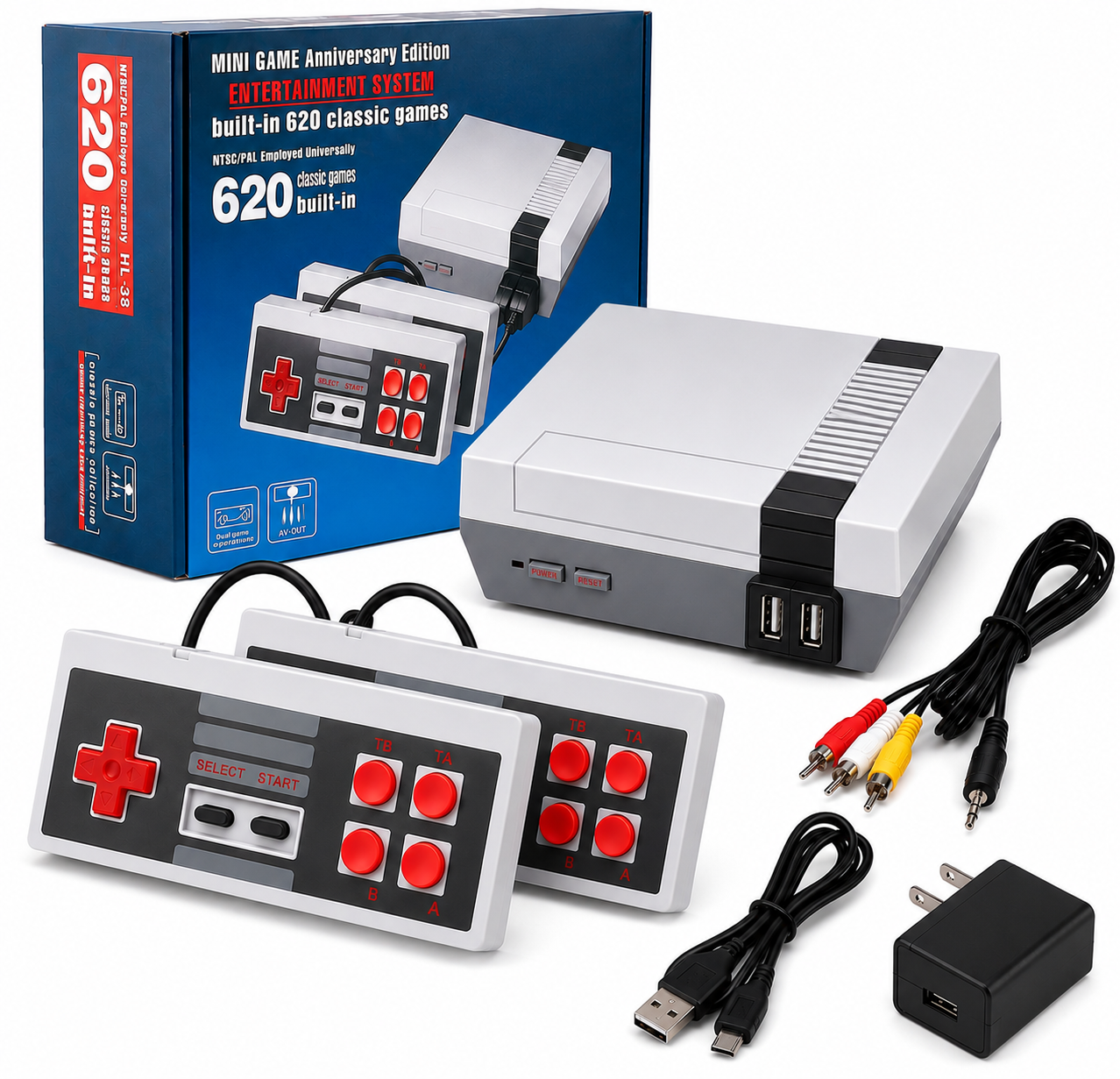 Retro Mini Gaming Console 620 Games - Gallery 5
