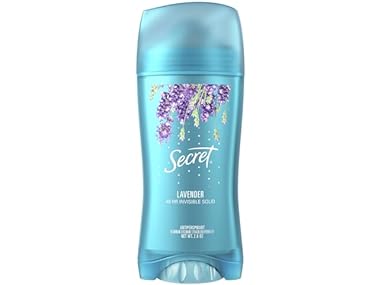 $3.99, Was $7.65, 47% Off! Secret Invisible Solid Deodorant Luxe Lavender dealfomo