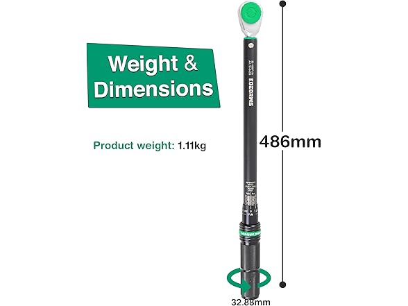 KOEORWS KOEORWS 1/2-Inch Drive Click Torque Wre
