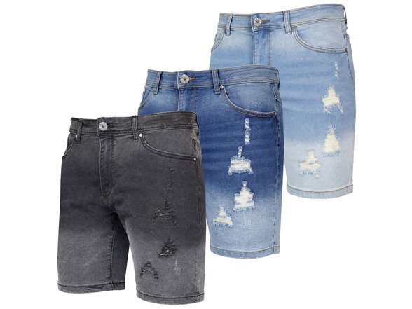 (Ripped) Black - Medium Blue - Light Blue