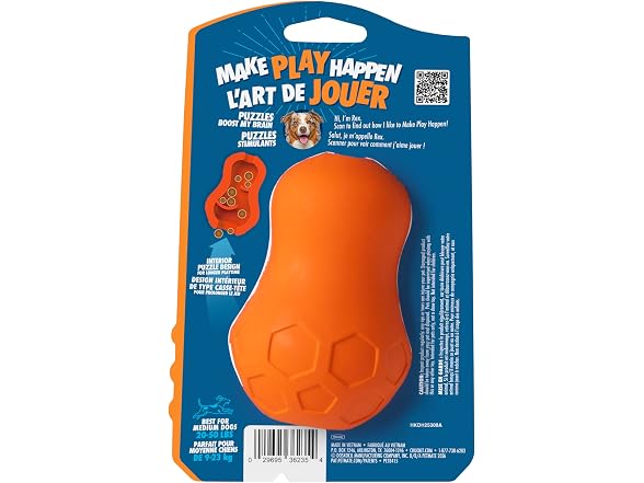 Chuckit! Tumble Teez Dog Treat Puzzle Toy, Medium