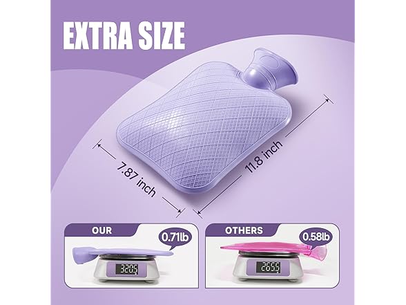 FORICOM Hot Water Bottle | 2L