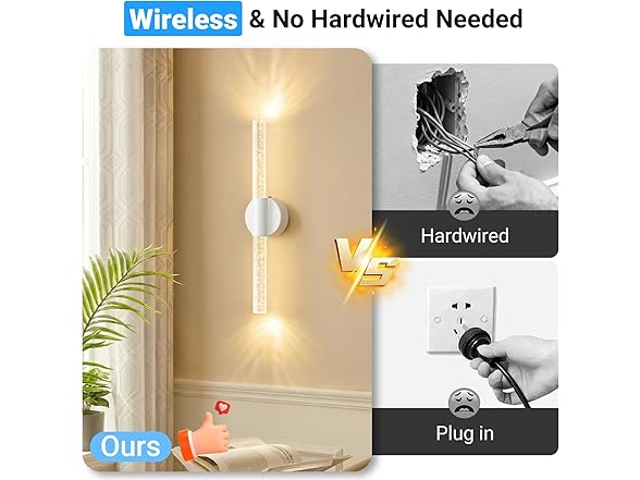 VerRon B0FR9JZBFJ Magnetic Wall Sconce 2-Pack