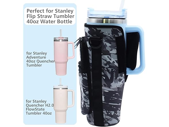 TEGOOL for Stanley 40 Oz Tumbler Pouch