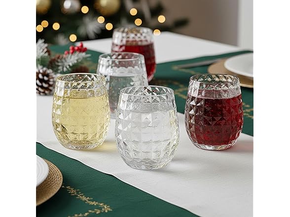 Fun Express  Stemless Wine Glasses - 12 piece