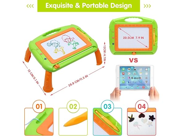 HZZILEY Magnetic Drawing Board