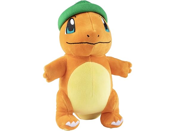 Pokemon 8" Holiday Charmander Plush with Winter Hat Accessory
