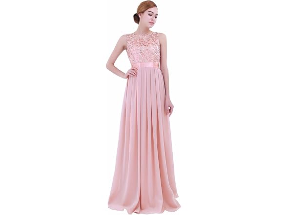IEFiEL Women (4) Summer Wedding Dress Pearl Pink