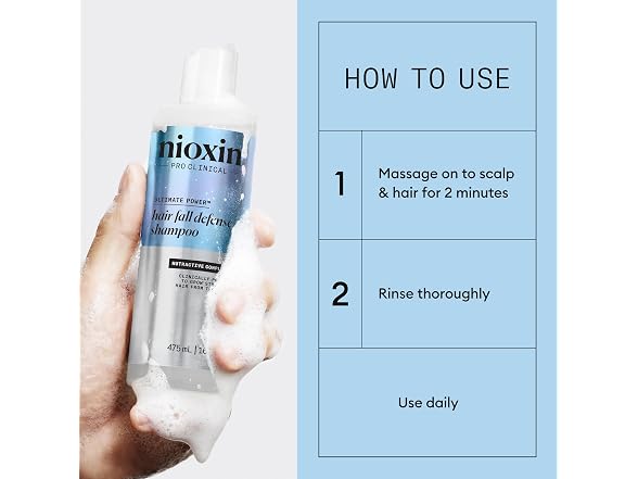 Nioxin Ultimate Power Hair Fall Defense Shamp 084A