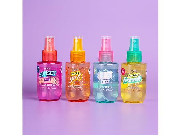 I LOVE Cosmetics In The Bag Body Sprays for Women