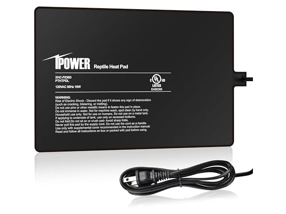 iPower Reptile Heat Pad 8 by12 Inch