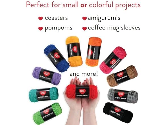 Red Heart Super Saver Super Yarn Craft Kit for Crochet
