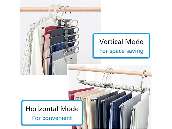 Magic Pants Space Saving Hangers, 2 Pack