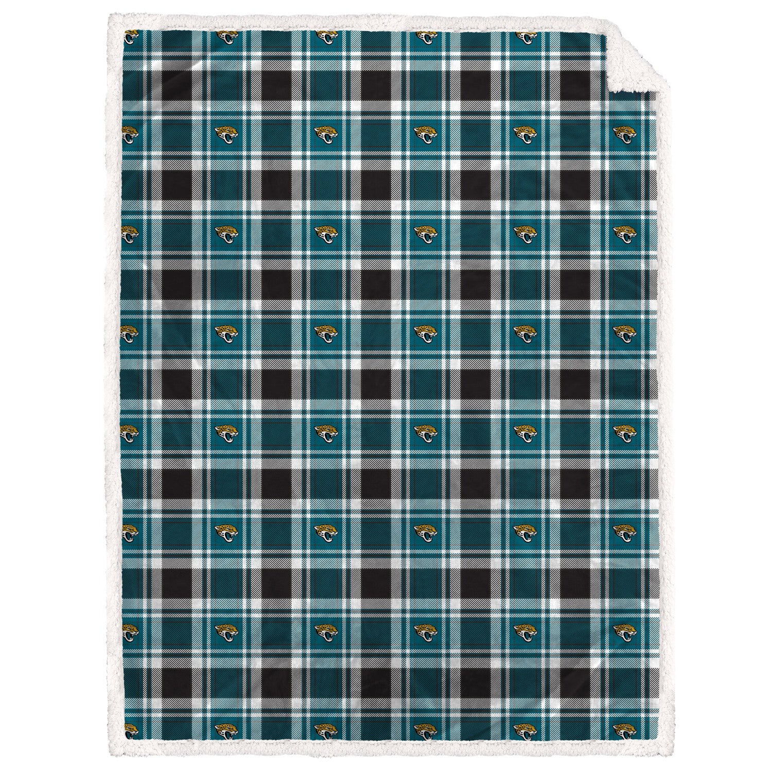 NFL Team Sherpa Plaid Blanket 60x90 - Gallery 11