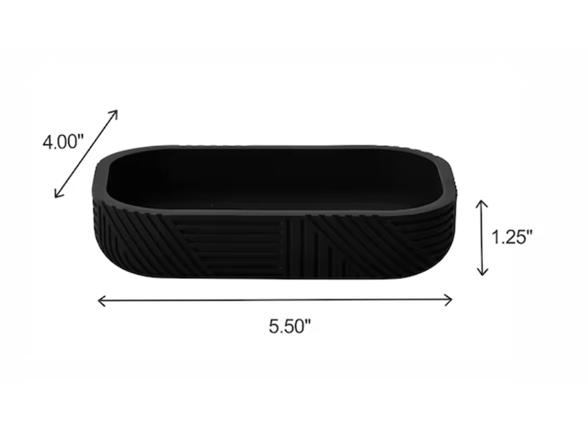 J&V Textiles 7 Piece Bathroom Accessories Set BLACK
