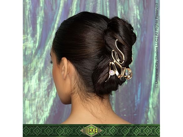 Wicked Gold Hair Claw Clip