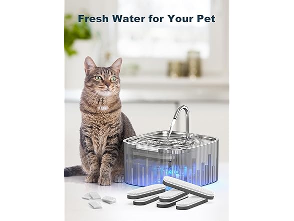 MAILOFY Cat Water Fountain