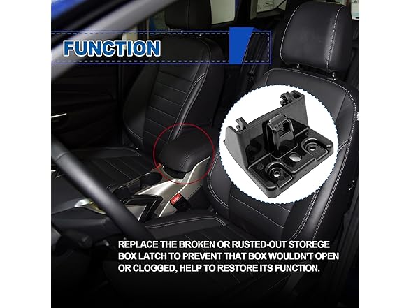 Console Armrest Latch Escape CJ5Z