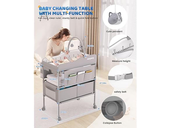 Baby Changing Table, Mobile Folding