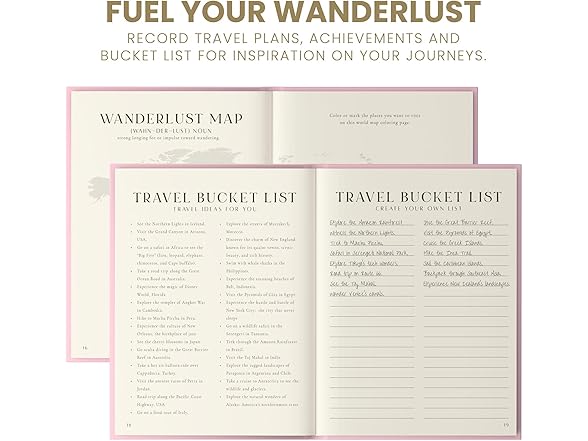 Inspired Ink Travel Journal for Women