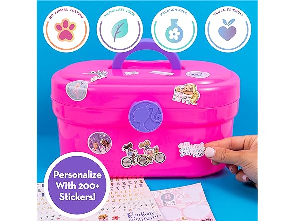 Barbie Cosmetic Case DIY Beauty Kit