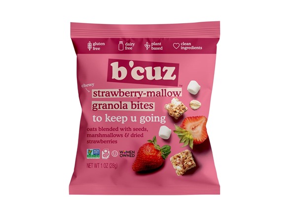 B'cuz Granola Bites | Strawberry-Mallow