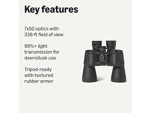 Amazon Basics 7x50 High Power Binoculars