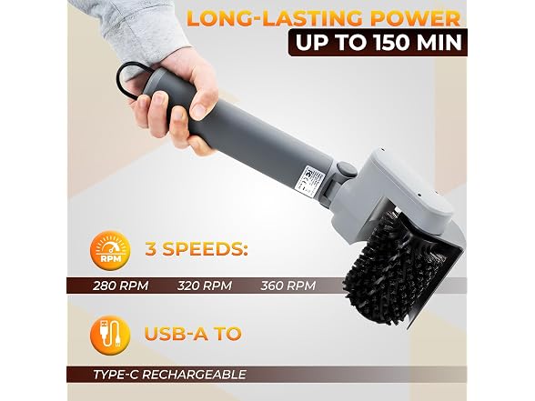 FIRERIOT Electric Grill Brush for Outdoor Grill