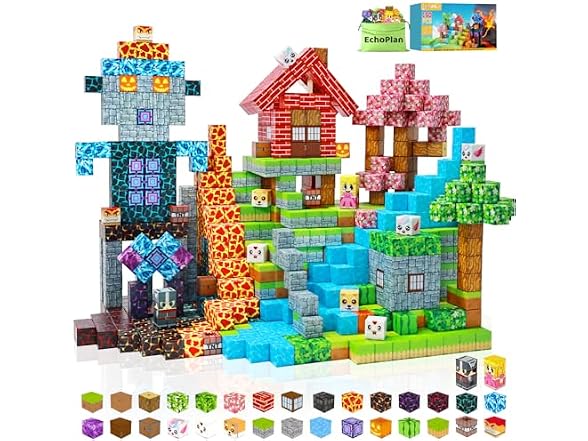 EchoPlan W2388 150PCS Magnetic Blocks