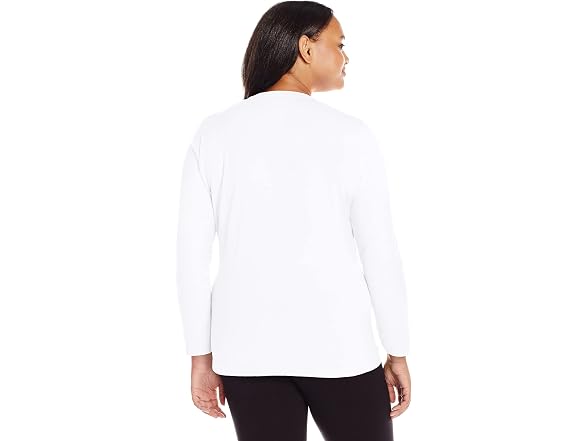Just MY Size Women (2X) Women's Vneck Long Tee