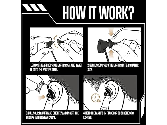 GLORYFIRE Bluetooth Shooting Ear Protection