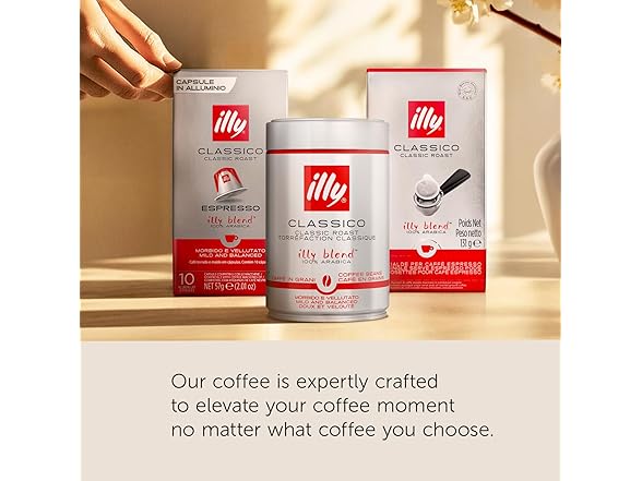 32CT illy Coffee K Cup, Pods for Keurig Machines