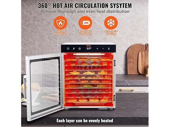 VEVOR Electric Food Dehydrator Machine