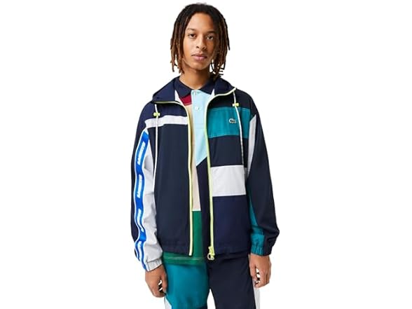 Lacoste Unisex Holiday Patchwork Jacket (S)