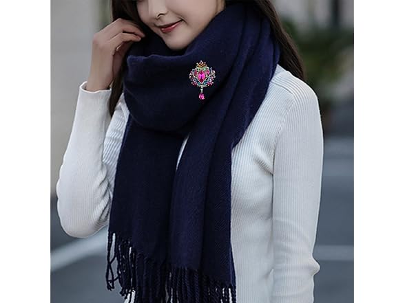 Merdia Created Crystal Brooch