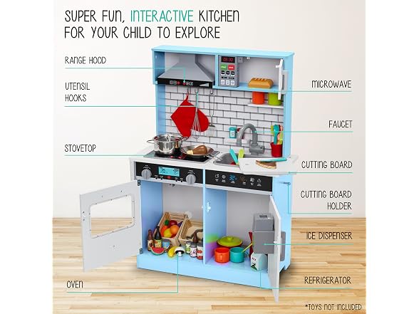 Small Kitchen Set Blue
