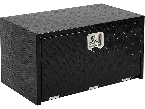 MOVECOM Heavy Duty Aluminum Underbody Tool Box Black