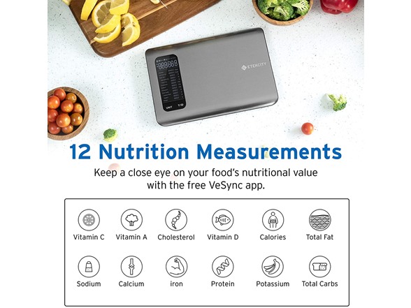 Etekcity Smart Food Nutrition Scale 255781