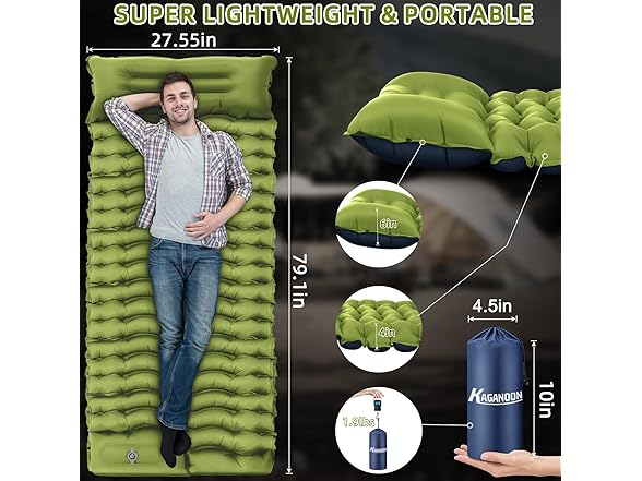 Kaganoon Sleeping Pad for Camping
