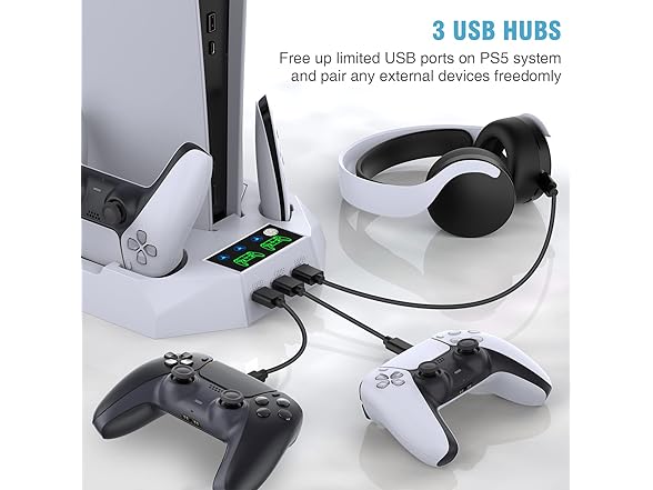 BOLT AXTION PS5 Stand w/Cooling Station