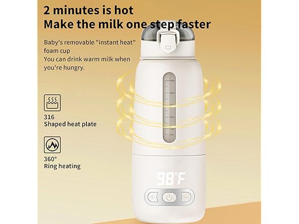 Tshiwort Portable Baby Bottle Warmer