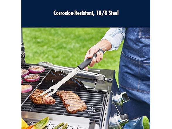 HENCKELS BBQ Stainless Steel Grill Fork