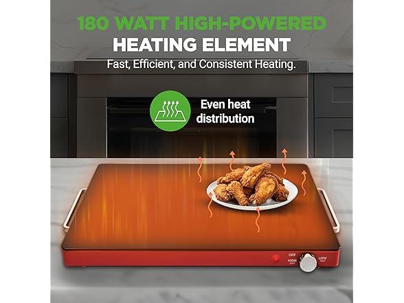 NutriChef Electric Warming Tray