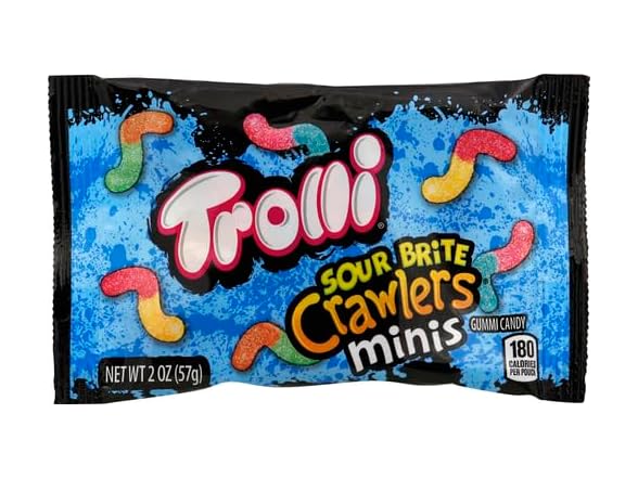 1CT Trolli Sour Brite Crawlers Minis, Assorted Flavors