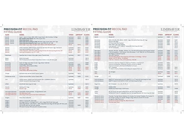 LimbSaver 10803 AirTech Precision-Fit Recoil Pad