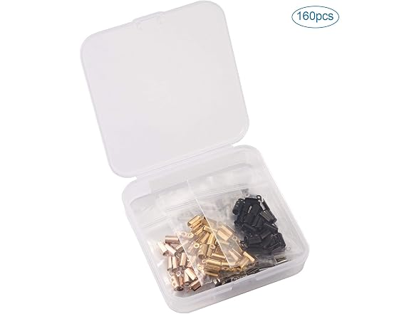 Pandahall 160Pcs 304 SS Folding Crimp Cord - Gallery 7