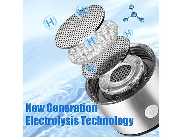 ZIHUOFAN BC075725040012 Hydrogen Water Bottles