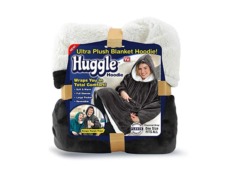 Ontel Huggle Hoodie, Charcoal
