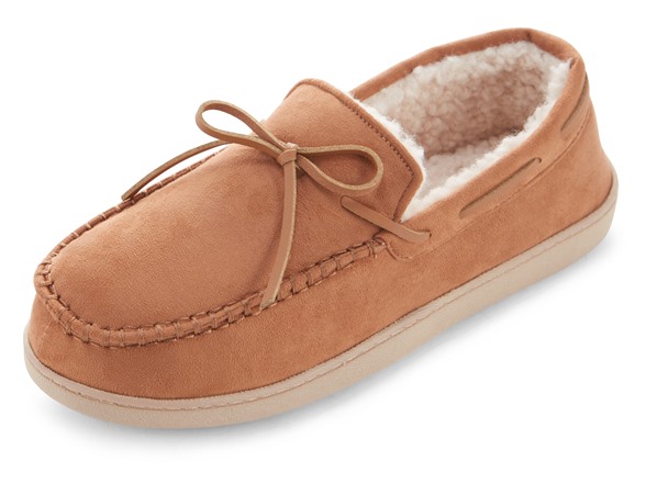 Floopi Men's Moccasin Slipper with Bow